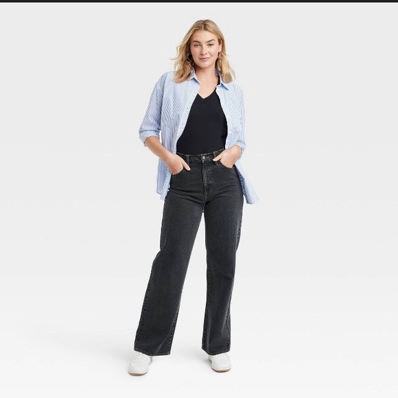 NWT Universal Thread Wide Leg Jeans size 6R - Picture 3 of 6